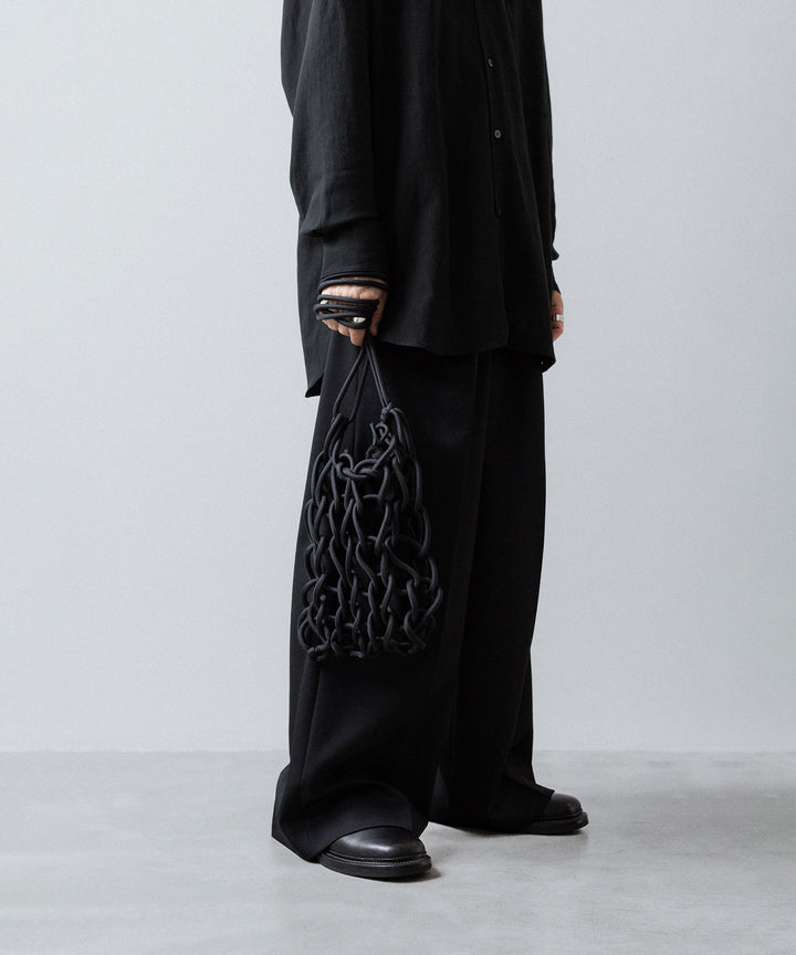 ssstein(シュタイン)のPARA CORD HAND KNIT BAG - BLACKの公式通販サイトsession福岡セレクトショップ