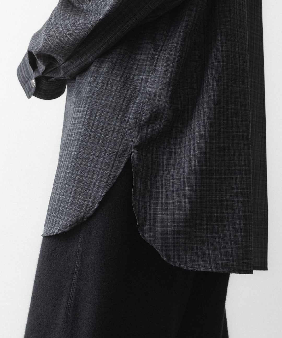 phebus- フィーバスのWOOL POLY TROPICAL SHIRTのDARK CHECK公式通販サイトsession福岡セレクトショップ