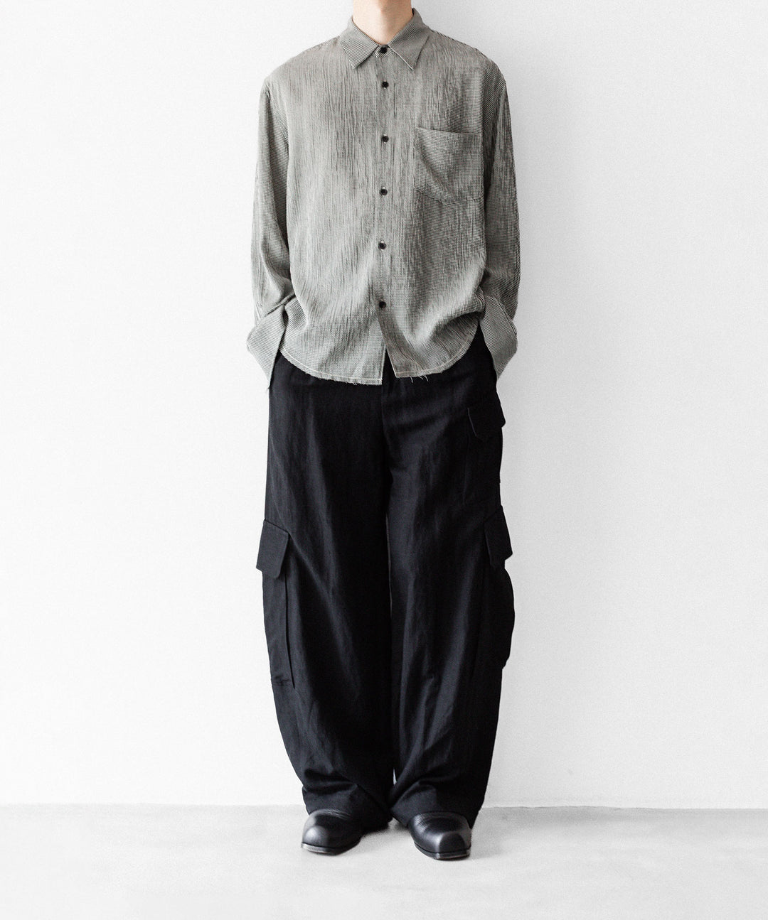 【CODA】CHECKED RAW EDGES JAZZ SHIRT - CHECK