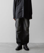 画像をギャラリービューアに読み込む, ssstein(シュタイン)の24AWコレクション NYLON COMBINATION SPLASHED DENIM JEANS - BLACK 公式通販サイトsession福岡セレクトショップ
