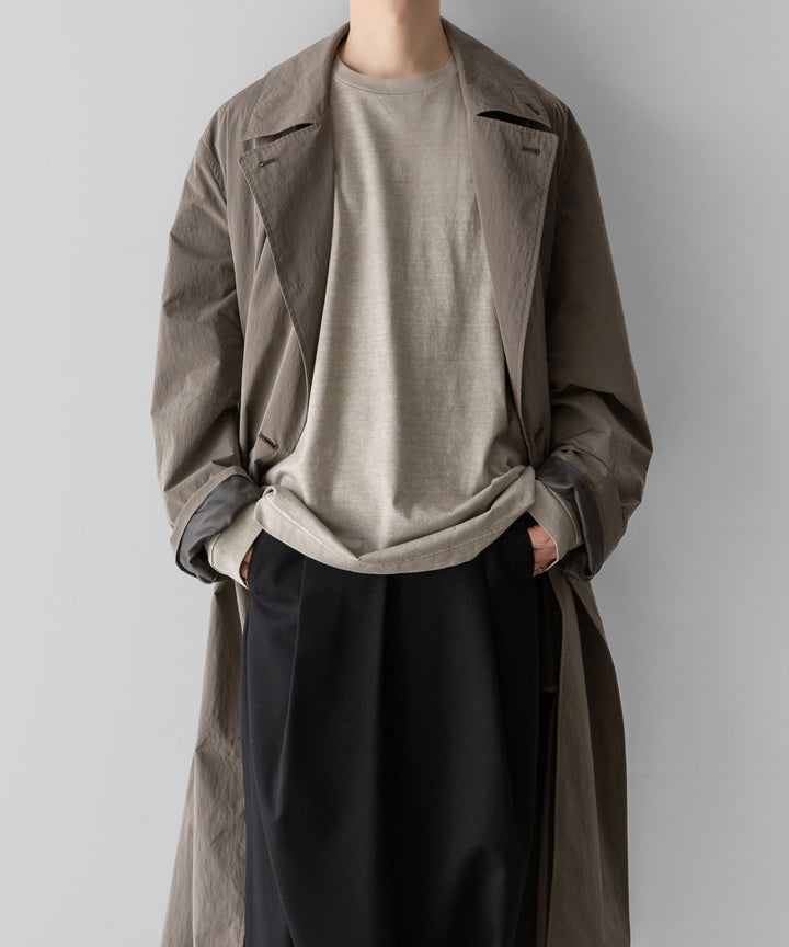 KANEMASA PHIL.-カネマサフィル36G LOW TWIST GARMENT DYE L/S TEEのKHAKI PIGMENT公式通販サイトsession福岡セレクトショップ