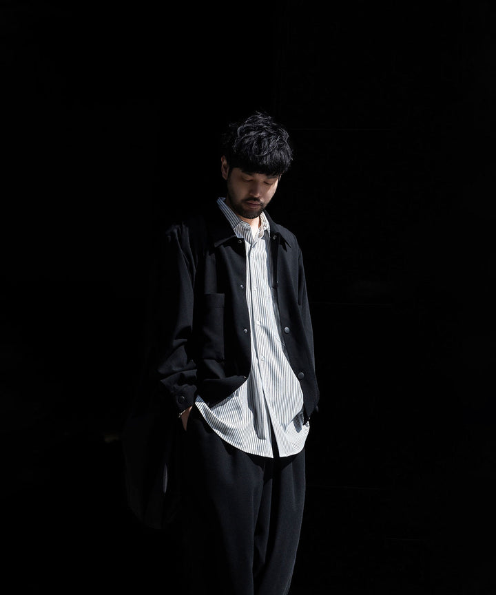 【KANEMASA PHIL.】カネマサフィルの46G ATOMOSPHERE STRIPE SS SHIRT - WHITE×NAVY 公式通販サイトsession福岡セレクトショップ
