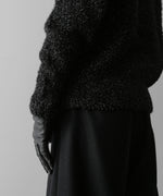 画像をギャラリービューアに読み込む, ssstein(シュタイン)の24AWコレクション GLITTER FUR KNIT CREW NECK LS - BLACK 公式通販サイトsession福岡セレクトショップ
