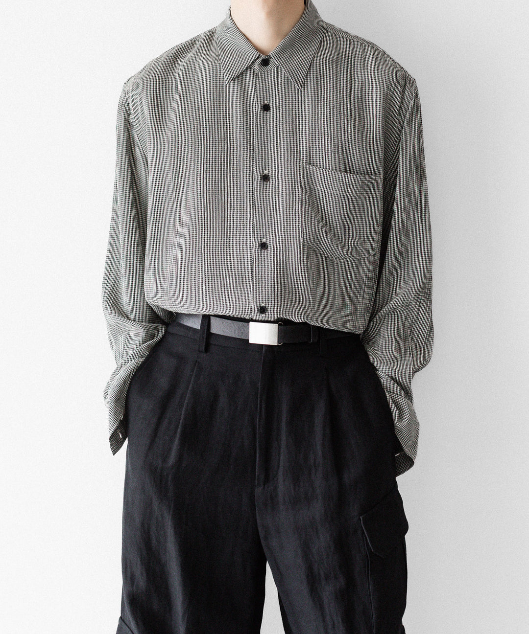 【CODA】CHECKED RAW EDGES JAZZ SHIRT - CHECK