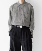 画像をギャラリービューアに読み込む, 【CODA】CHECKED RAW EDGES JAZZ SHIRT - CHECK
