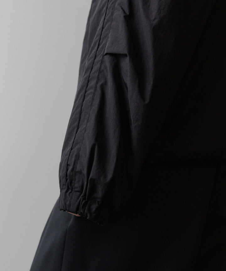 ssstein(シュタイン)の24AWコレクション NYLON TWILL HOODED ZIP UP JACKET - BLACK 公式通販サイトsession福岡セレクトショップ
