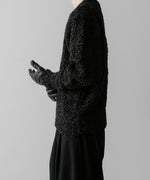 画像をギャラリービューアに読み込む, ssstein(シュタイン)の24AWコレクション GLITTER FUR KNIT CREW NECK LS - BLACK 公式通販サイトsession福岡セレクトショップ
