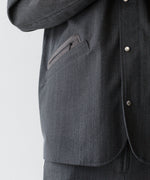 画像をギャラリービューアに読み込む, paratrait パラトレイトの3L STALKING JACKETのCHARCOAL 公式通販サイトsession福岡セレクトショップ
