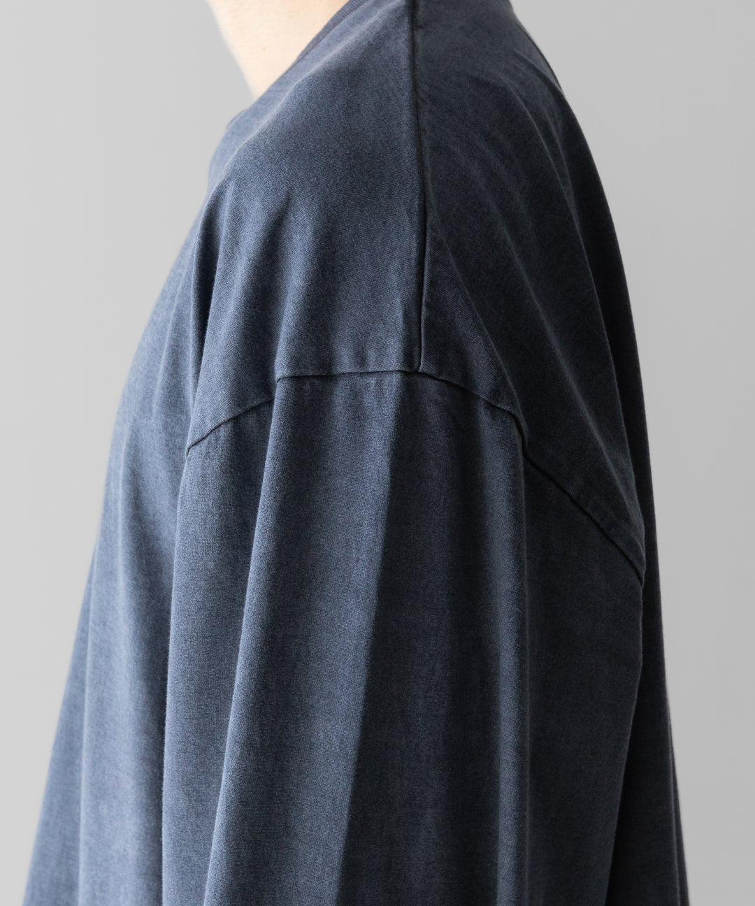 KANEMASA PHIL.-カネマサフィル36G LOW TWIST GARMENT DYE L/S TEEのNAVY PIGMENT公式通販サイトsession福岡セレクトショップ