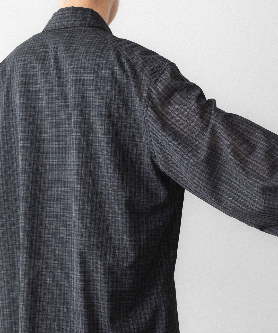 phebus- フィーバスのWOOL POLY TROPICAL SHIRTのDARK CHECK公式通販サイトsession福岡セレクトショップ