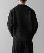 画像をギャラリービューアに読み込む, ssstein(シュタイン)の24AWコレクション GLITTER FUR KNIT CREW NECK LS - BLACK 公式通販サイトsession福岡セレクトショップ
