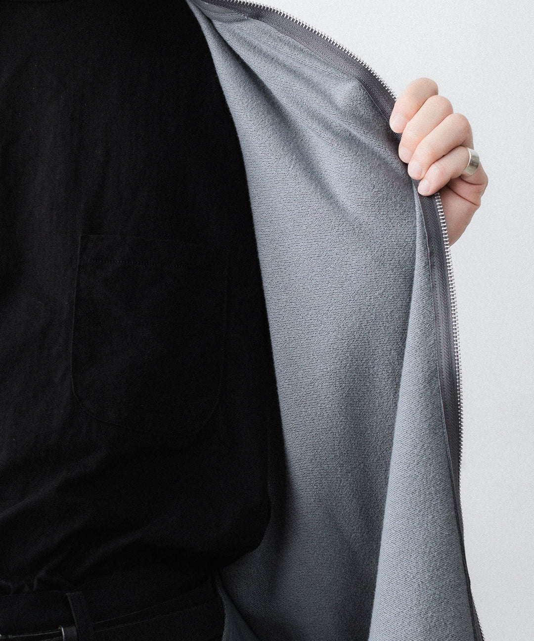 KANEMASA PHIL. カネマサフィルの28G CUPRO ZIP SWEAT - CAHRCOALの公式通販サイトsession福岡セレクトショップ