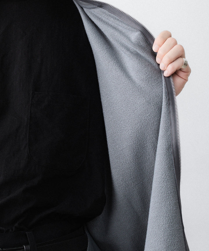 KANEMASA PHIL. カネマサフィルの28G CUPRO ZIP SWEAT - CAHRCOALの公式通販サイトsession福岡セレクトショップ