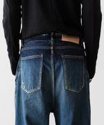 画像をギャラリービューアに読み込む, SUBLATIONS サブレーションズの2TUCK WIDE DENIM PANTS &quot;ENTASIS MK-Ⅱ&quot;のUSED INDIGO 公式通販サイトsession福岡セレクトショップ
