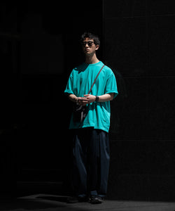 【sage NATION】BOX PLEATS TROUSERS - NAVY