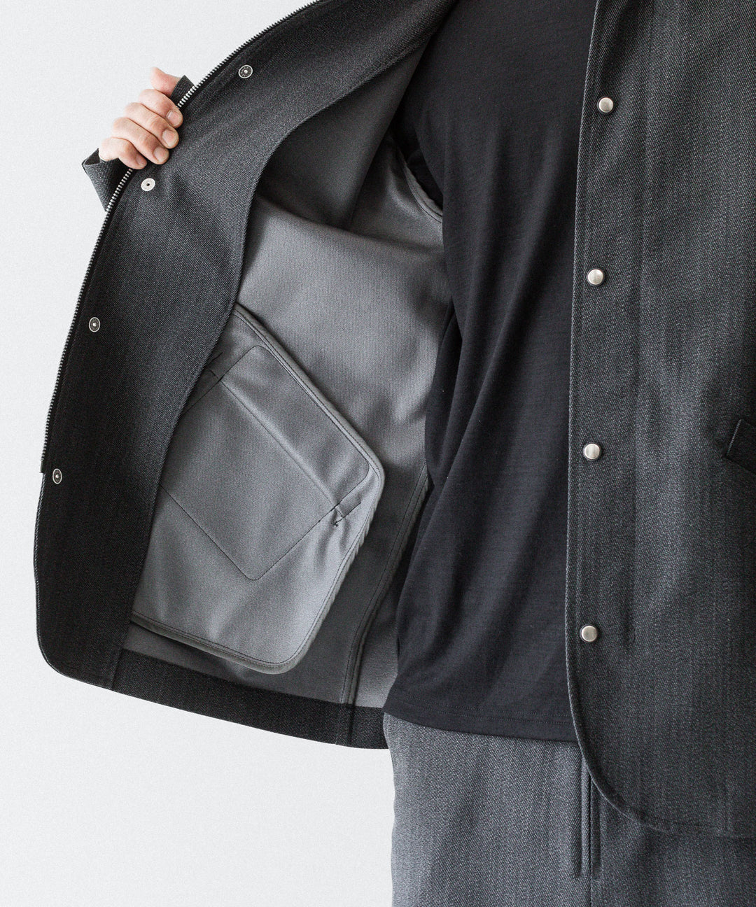 【paratrait】3L STALKING JACKET - CHARCOAL