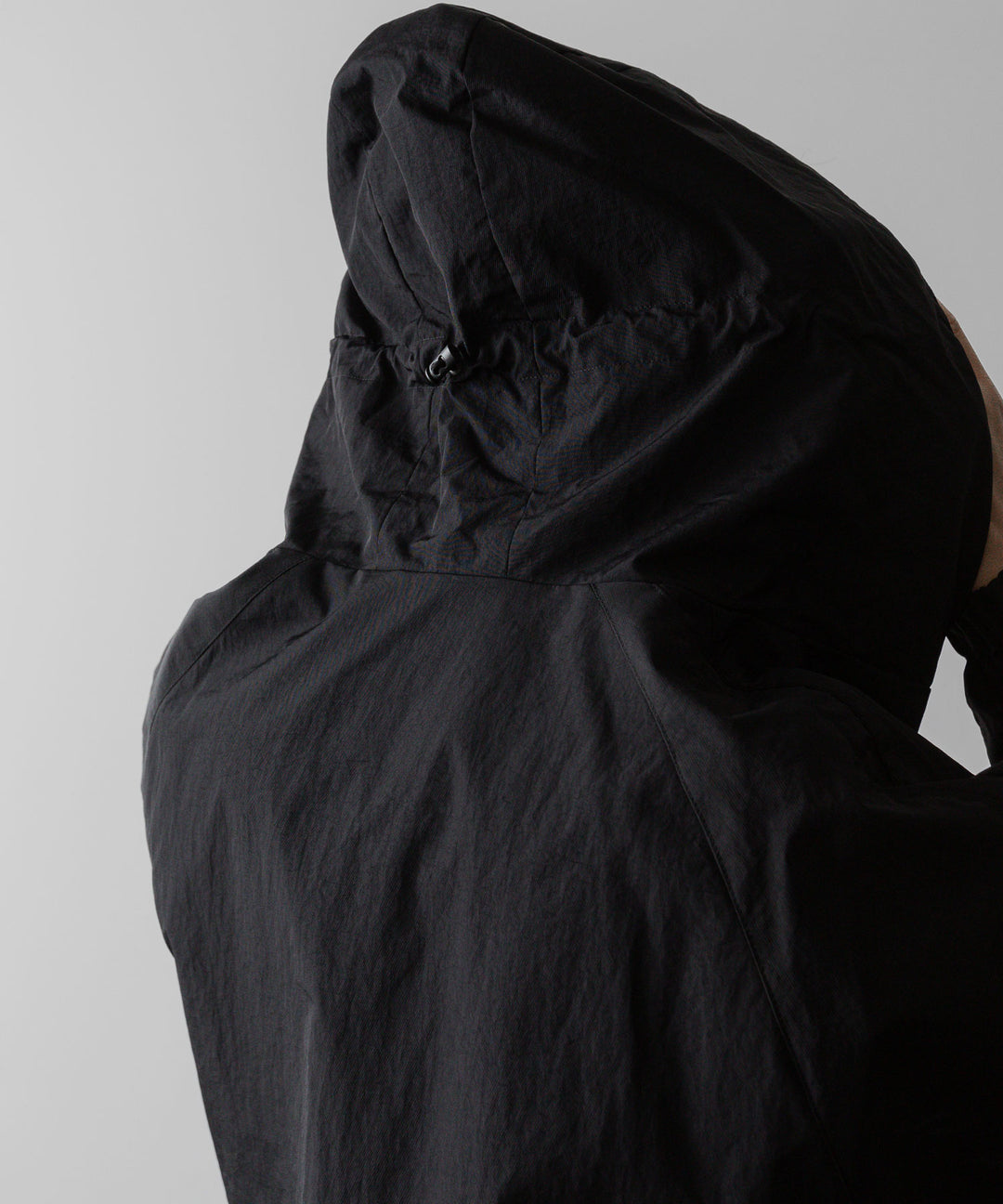 ssstein(シュタイン)の24AWコレクション NYLON TWILL HOODED ZIP UP JACKET - BLACK 公式通販サイトsession福岡セレクトショップ