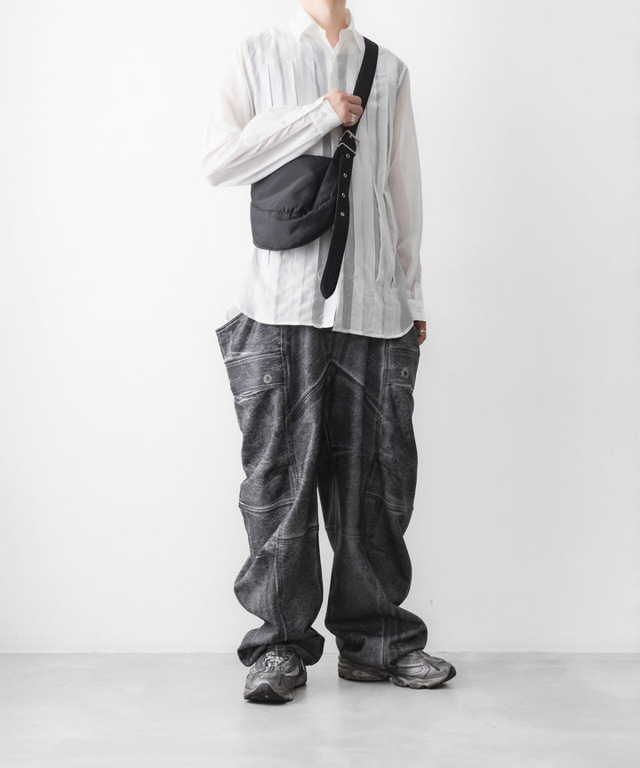 SUBLATIONS サブレーションズのCRACKING COATED BANANA CUTTING PANTSのHEATHER GRAY BASE 公式通販サイトsession福岡セレクトショップ