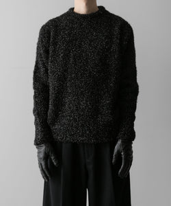 ssstein(シュタイン)の24AWコレクション GLITTER FUR KNIT CREW NECK LS - BLACK 公式通販サイトsession福岡セレクトショップ