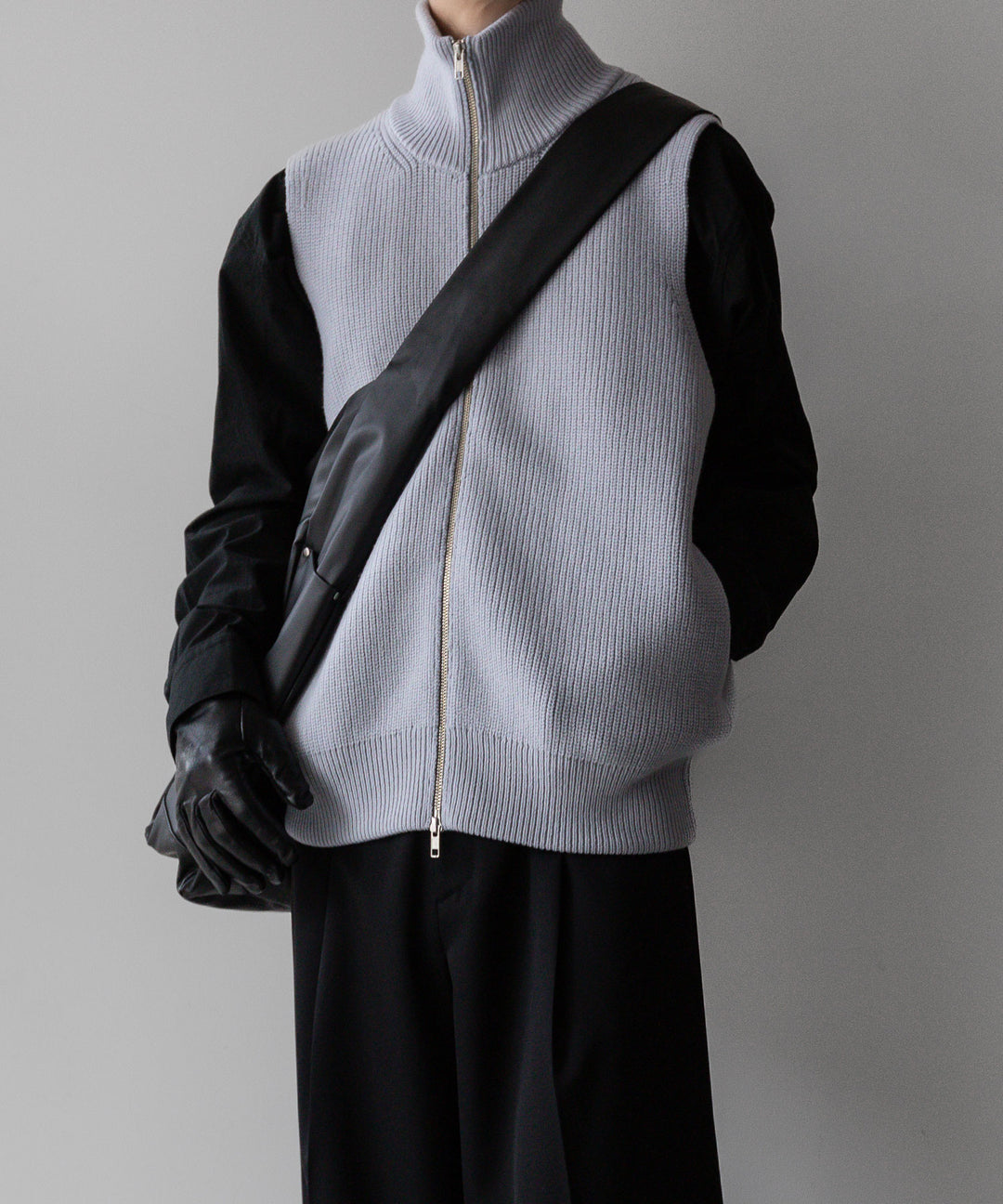 stein(シュタイン)の24SSコレクションSHOULDER BAGのBLACK(COATING) sessionセッション福岡セレクトショップ 公式通販サイト