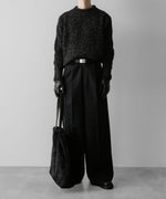 画像をギャラリービューアに読み込む, ssstein(シュタイン)の24AWコレクション EXTRA WIDE TROUSERS - BLACK 公式通販サイトsession福岡セレクトショップ
