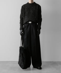 ssstein(シュタイン)の24AWコレクション EXTRA WIDE TROUSERS - BLACK 公式通販サイトsession福岡セレクトショップ