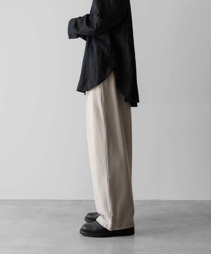 【KANEMASA PHIL.】28G CUPRO EASY PANTS - KHAKI