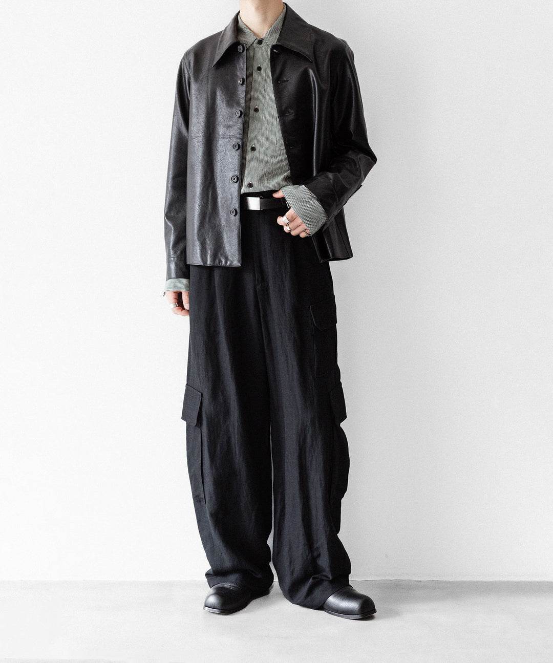 【CODA】CHECKED RAW EDGES JAZZ SHIRT - CHECK