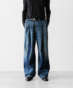 SUBLATIONS / サブレーションズ】2TUCK WIDE DENIM PANTS