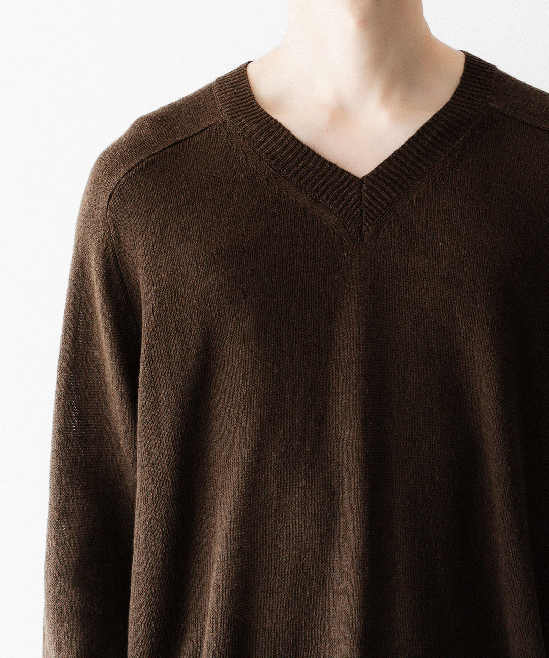 CODA コーダ BROWN SHRUNKEN V-NECK PULLOVERのBROWN 公式通販サイトsession福岡セレクトショップ