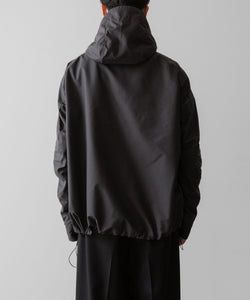 INTÉRIM / インテリム】HAND FRAMED LONG MUFFLER - BLACK – session