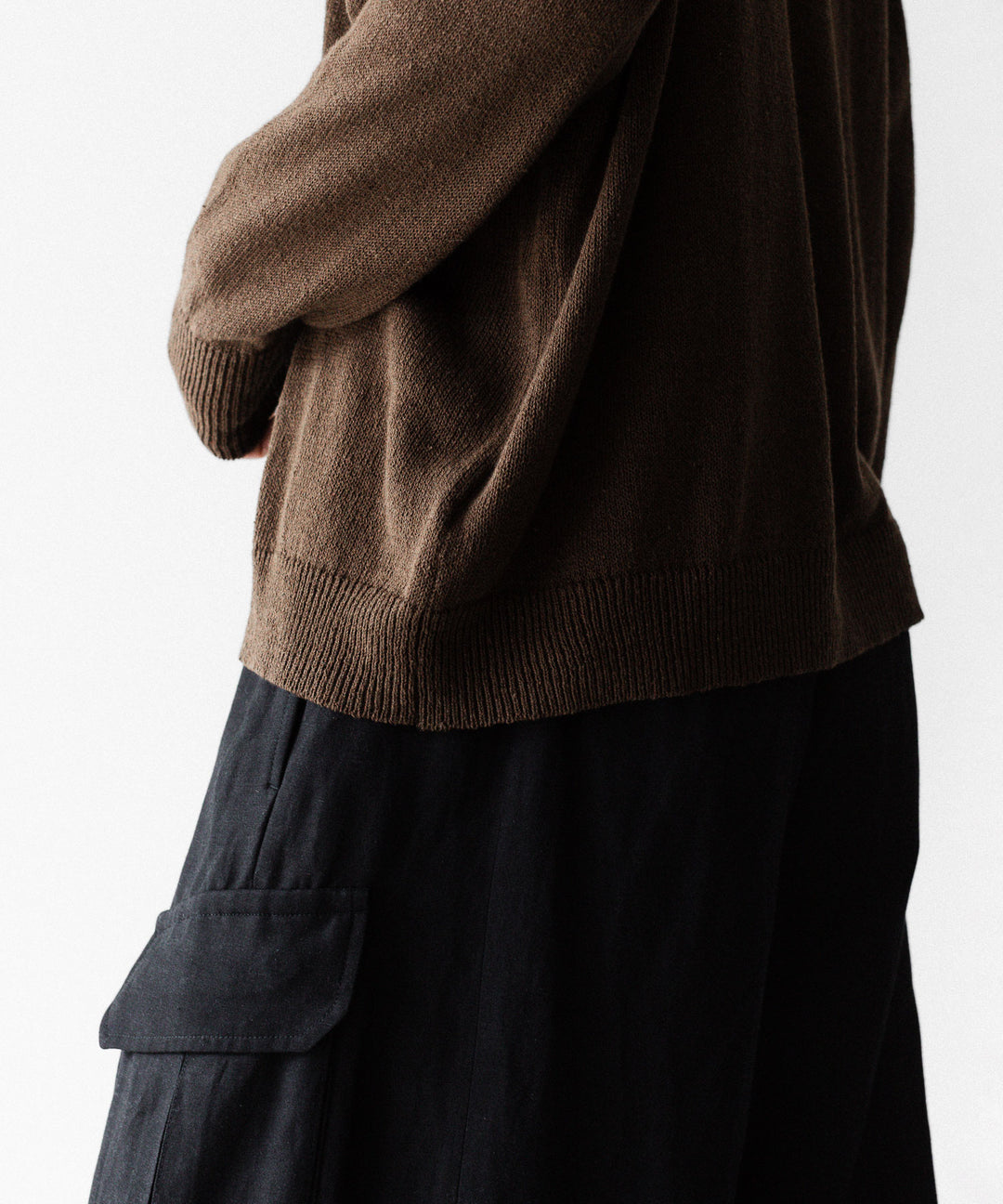 CODA コーダ BROWN SHRUNKEN V-NECK PULLOVERのBROWN 公式通販サイトsession福岡セレクトショップ