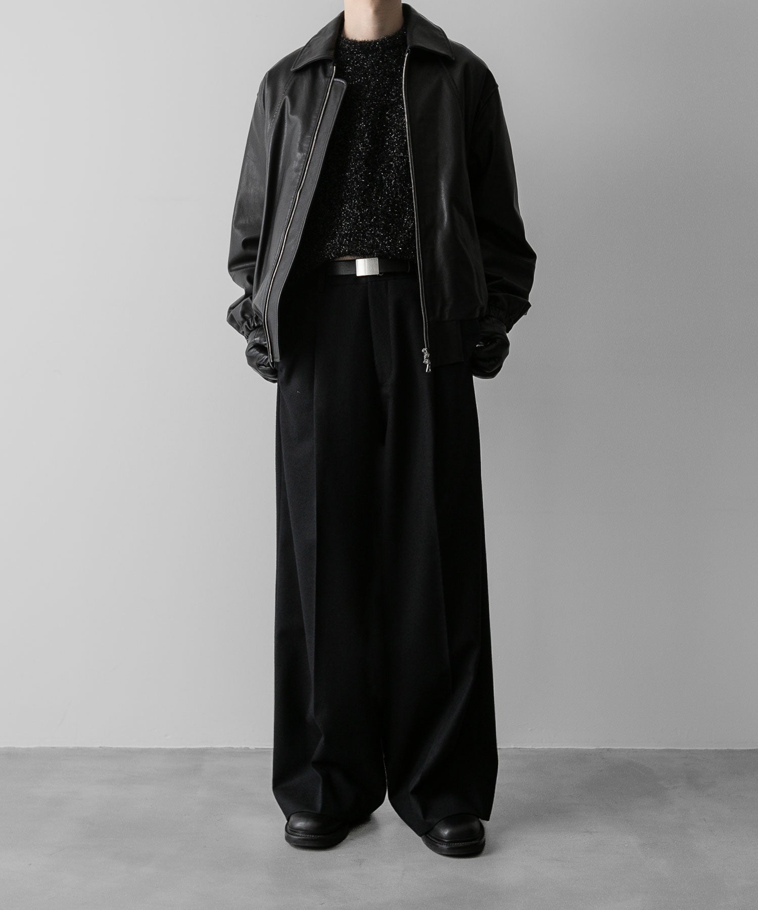 ssstein(シュタイン)の24AWコレクション EXTRA WIDE TROUSERS - BLACK 公式通販サイトsession福岡セレクトショップ