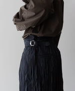 画像をギャラリービューアに読み込む, UJOH - ウジョーのSIDE BELT SHORT PNT - NAVY STRIPE公式通販サイトsession福岡セレクトショップ
