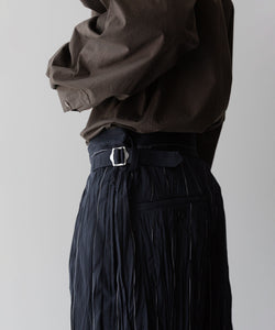 UJOH - ウジョーのSIDE BELT SHORT PNT - NAVY STRIPE公式通販サイトsession福岡セレクトショップ