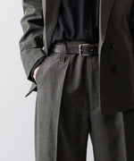 画像をギャラリービューアに読み込む, INTÉRIM - インテリムのMILITARY WOOL SERGE 1-TUCK FRENCH ARMY WIDE TAPERED TROUSERのDUST GRAY公式通販サイトsession福岡セレクトショップ
