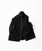 画像をギャラリービューアに読み込む, paratrait-パラトレイトのBARK SKIN BLOUSONのBLACK公式通販サイトsession福岡セレクトショップ
