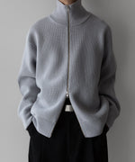 画像をギャラリービューアに読み込む, 【stein】シュタイン 23AW OVERSIZED DRIVERS KNIT ZIP JACKET - OFF GREY sessionセッション福岡セレクトショップ 公式通販サイト
