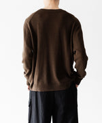 画像をギャラリービューアに読み込む, CODA コーダ BROWN SHRUNKEN V-NECK PULLOVERのBROWN 公式通販サイトsession福岡セレクトショップ
