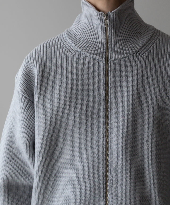 【stein】シュタイン 23AW OVERSIZED DRIVERS KNIT ZIP JACKET - OFF GREY sessionセッション福岡セレクトショップ 公式通販サイト