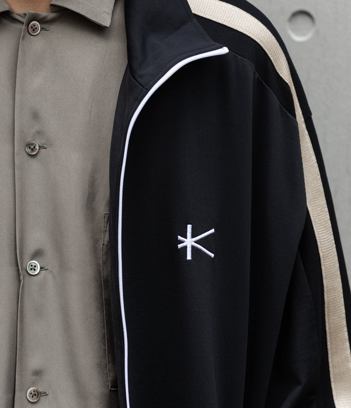 【KANEMASA PHIL.】カネマサのトラックジャケット ECONYL JERSEY TRACK JACKET - BLACK 公式通販 session福岡セレクトショップ