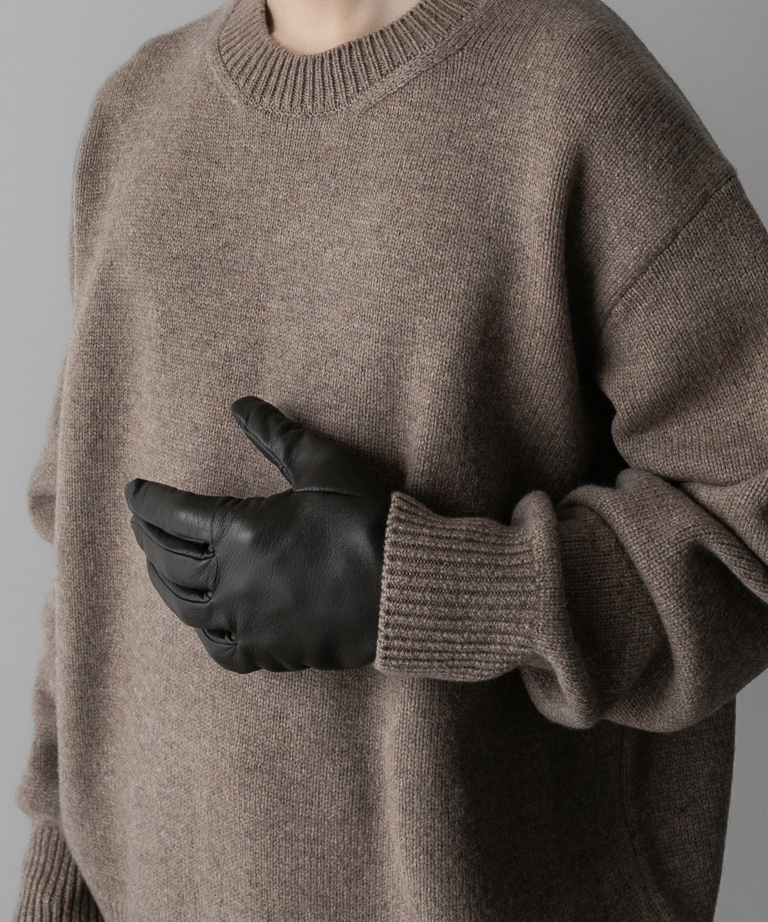 ssstein(シュタイン)の24AWコレクション EXTRA FINE WOOL WARM KNIT CREW NECK LS - TOP BEIGE 公式通販サイトsession福岡セレクトショップ