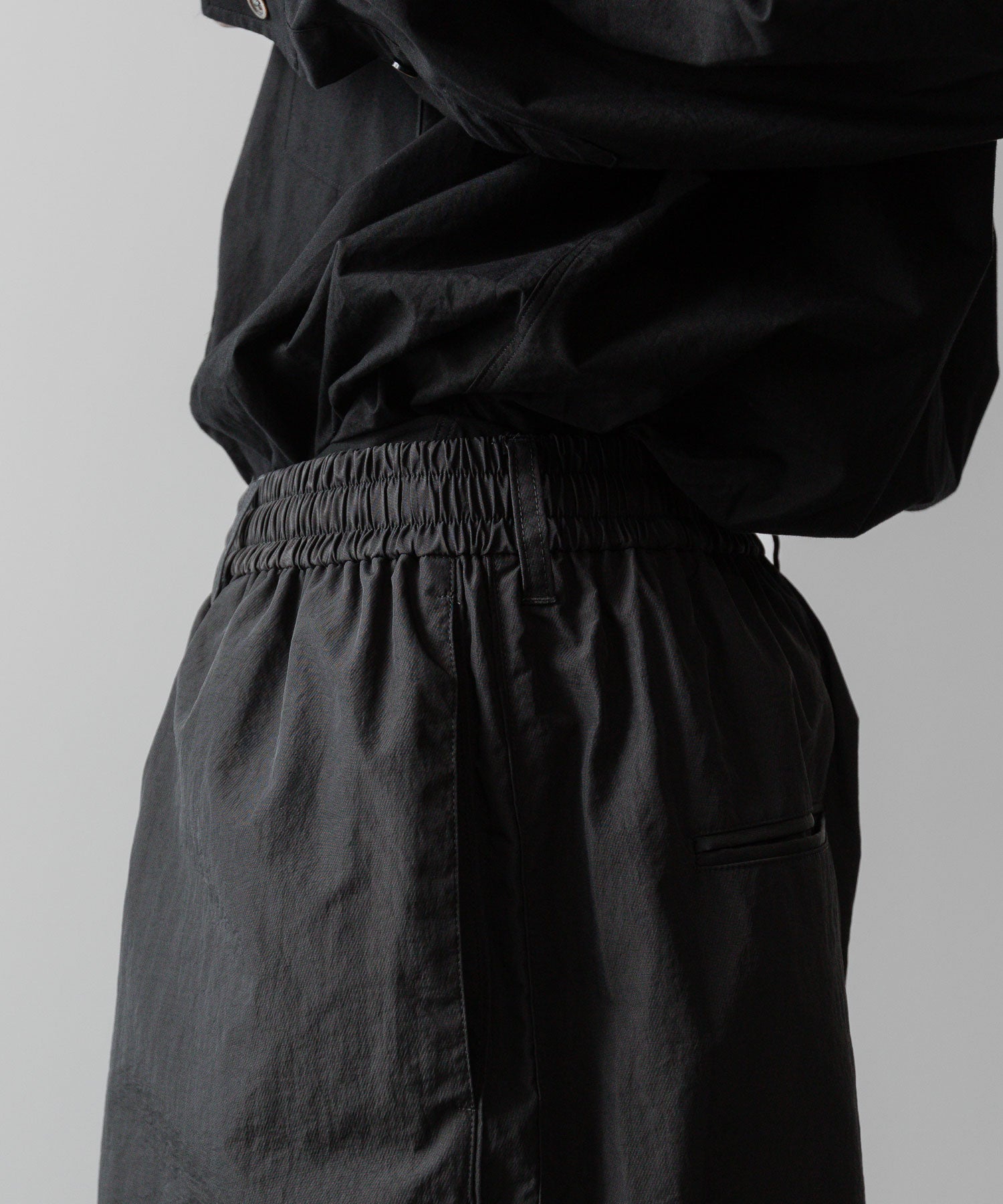 ssstein(シュタイン)の24AWコレクション NYLON TWILL CARGO EASY TROUSERS - CHARCOAL 公式通販サイトsession福岡セレクトショップ