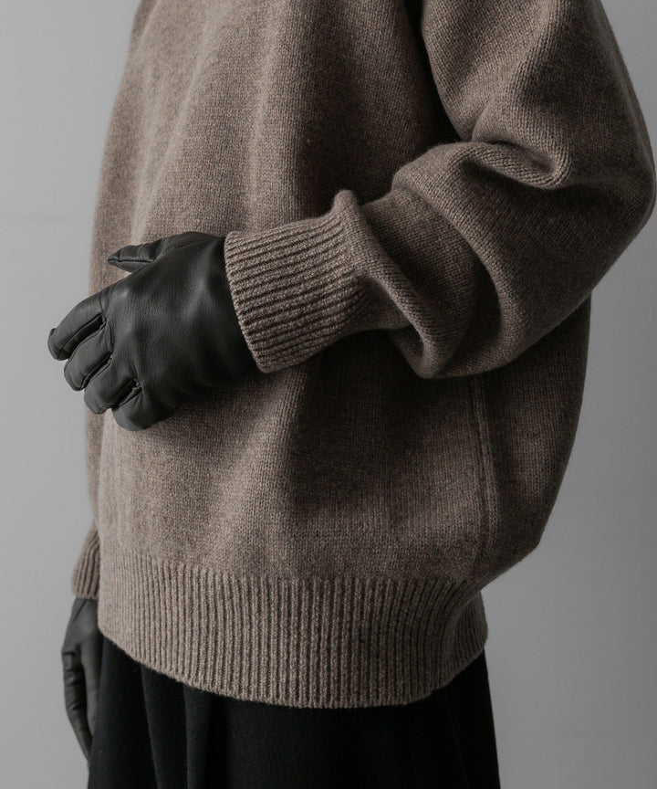 ssstein(シュタイン)の24AWコレクション EXTRA FINE WOOL WARM KNIT CREW NECK LS - TOP BEIGE 公式通販サイトsession福岡セレクトショップ