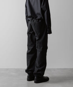 ssstein(シュタイン)の24AWコレクション NYLON COMBINATION SPLASHED DENIM JEANS - BLACK 公式通販サイトsession福岡セレクトショップ