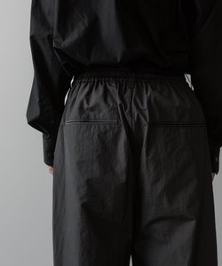 ssstein(シュタイン)の24AWコレクション NYLON TWILL CARGO EASY TROUSERS - CHARCOAL 公式通販サイトsession福岡セレクトショップ