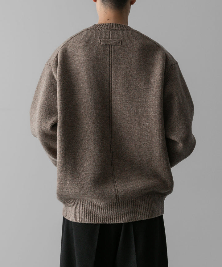 ssstein(シュタイン)の24AWコレクション EXTRA FINE WOOL WARM KNIT CREW NECK LS - TOP BEIGE 公式通販サイトsession福岡セレクトショップ