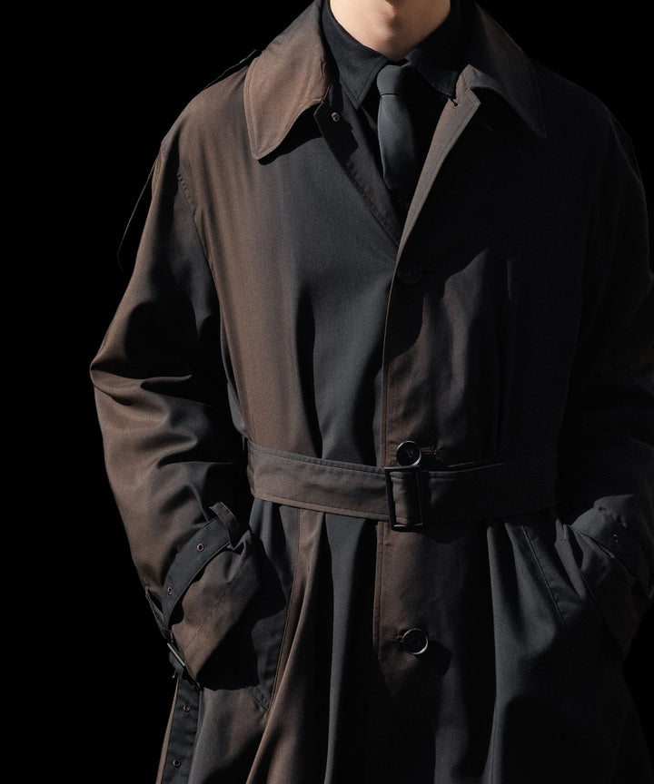 SUBLATIONS-サブレーションズのKIVULI PRINT LIGHT WEIGHT COATのDARK BROWN公式通販サイトsession福岡セレクトショップ