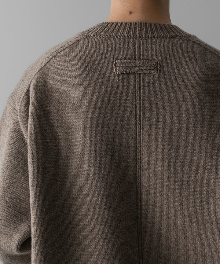 ssstein(シュタイン)の24AWコレクション EXTRA FINE WOOL WARM KNIT CREW NECK LS - TOP BEIGE 公式通販サイトsession福岡セレクトショップ