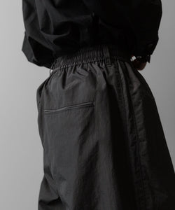 ssstein(シュタイン)の24AWコレクション NYLON TWILL CARGO EASY TROUSERS - CHARCOAL 公式通販サイトsession福岡セレクトショップ